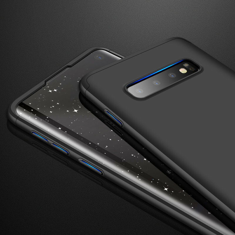 [Pachet 360°] Husa + Folie Samsung Galaxy S10 5G GKK Original - Negru