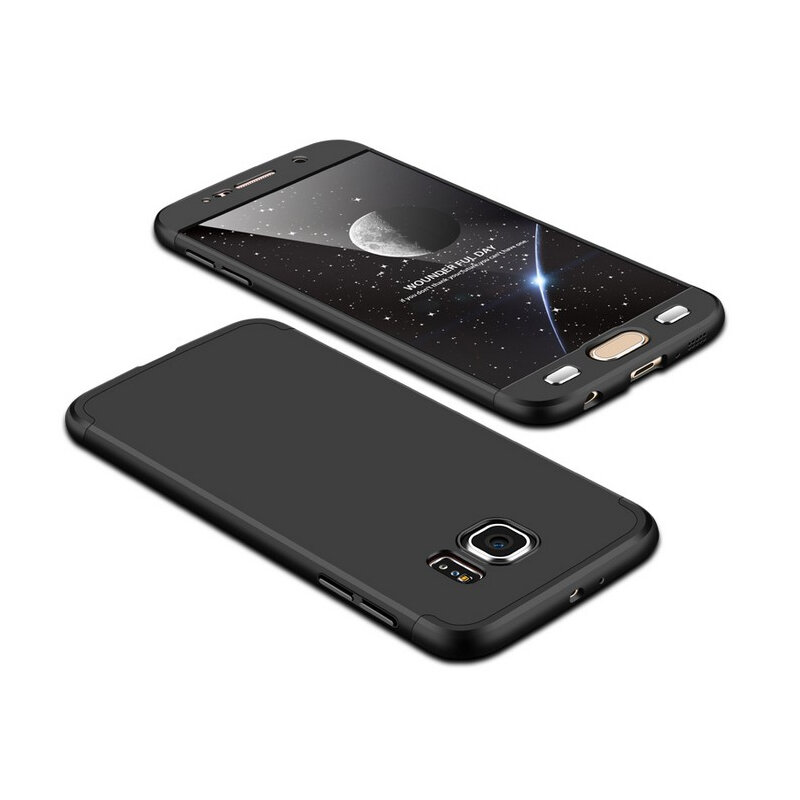 [Pachet 360°] Husa + Folie Samsung Galaxy S6 G920 GKK Original - Negru