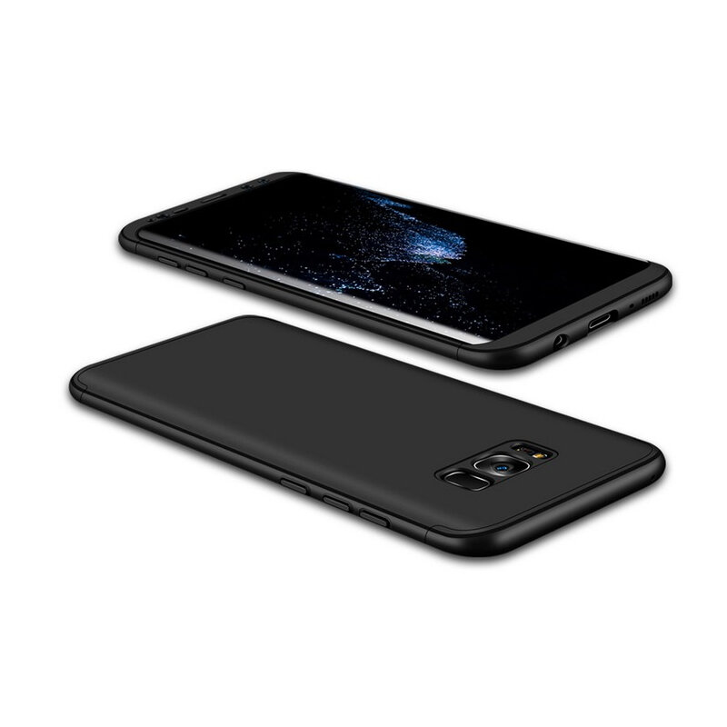 [Pachet 360°] Husa + Folie Samsung Galaxy S8 GKK Original - Negru