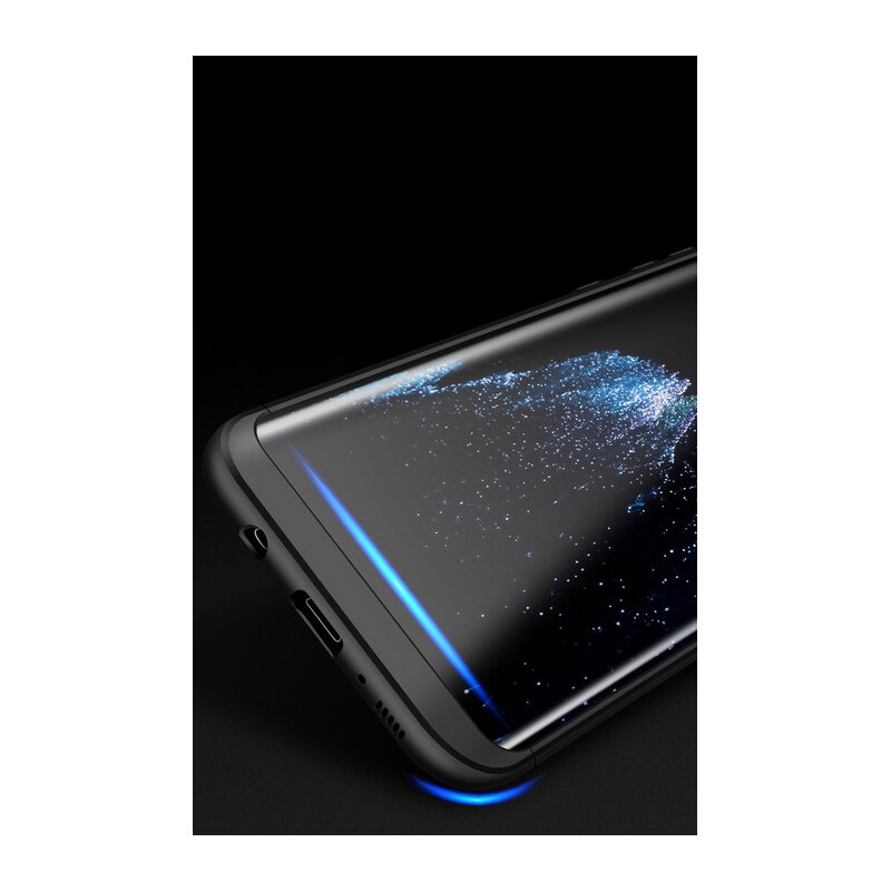 [Pachet 360°] Husa + folie Samsung Galaxy S8 GKK Original, negru