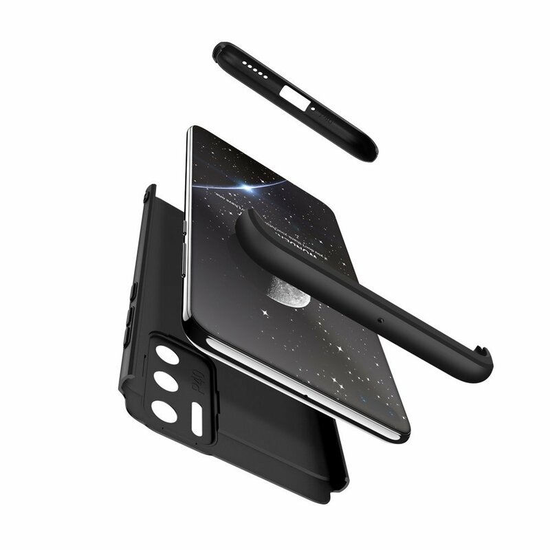 [Pachet 360°] Husa + Folie Huawei P40 GKK Original - Negru
