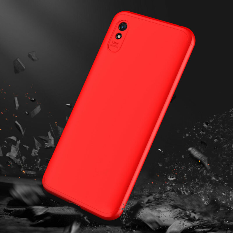 [Pachet 360°] Husa + Folie Xiaomi Redmi 9A GKK Original - Negru
