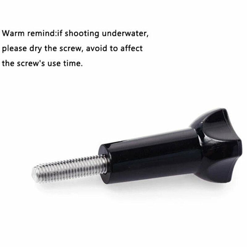 Surub GoPro Universal Din Otel Inoxidabil Pentru Fixare Camere De Actiune 4.5cm - Negru