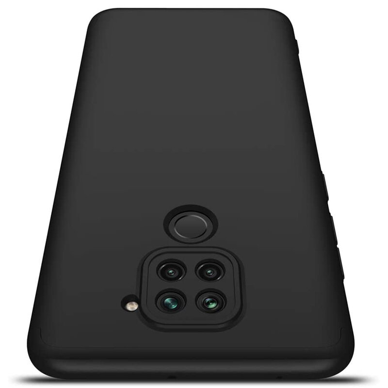 [Pachet 360°] Husa + Folie Xiaomi Redmi Note 9 GKK Original - Negru