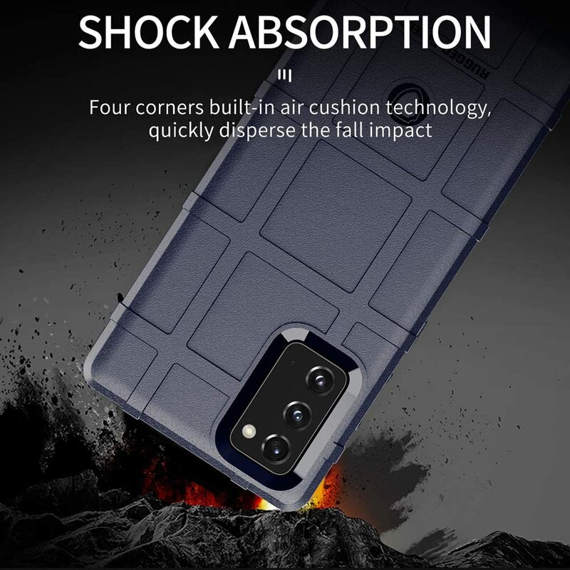 Husa Samsung Galaxy Note 20 5G Mobster Rugged Shield - Albastru