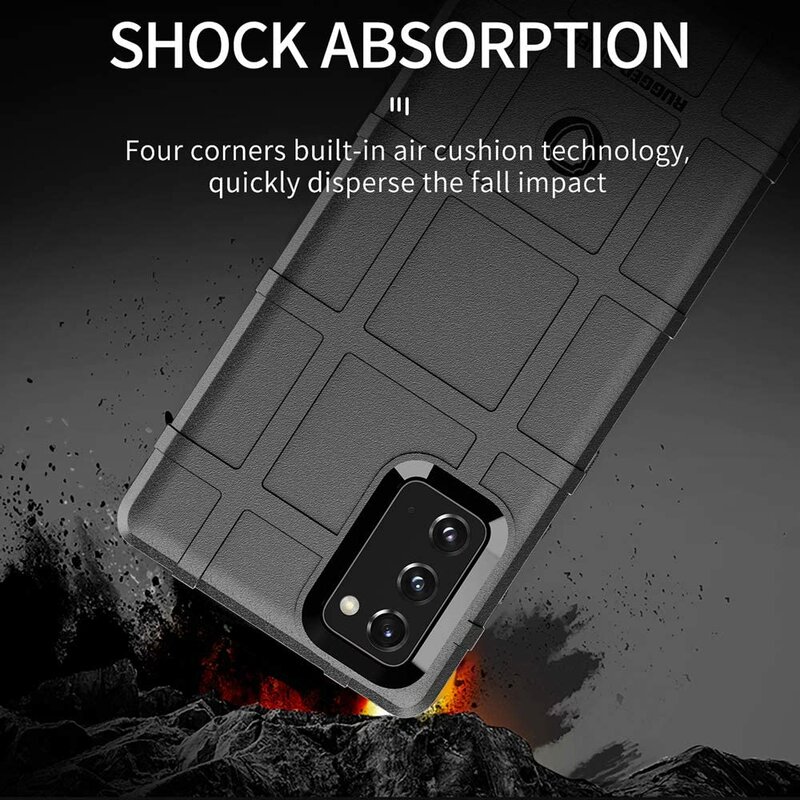 Husa Samsung Galaxy Note 20 Mobster Rugged Shield - Negru