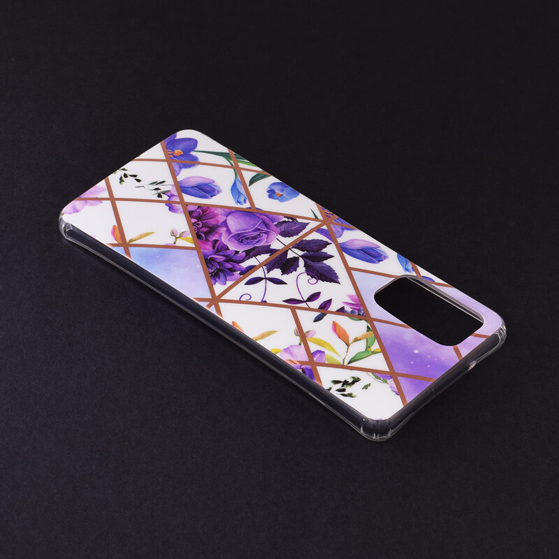 Husa Samsung Galaxy S20 Plus 5G Mobster Laser Marble Shockproof TPU - Model 2