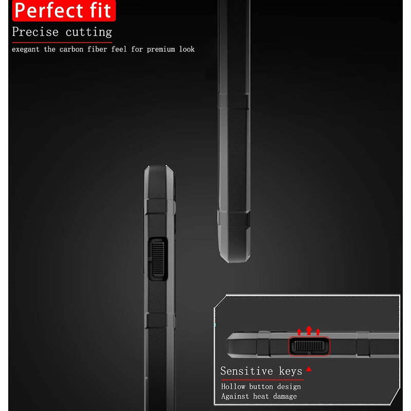 Husa Samsung Galaxy A41 Mobster Rugged Shield - Negru