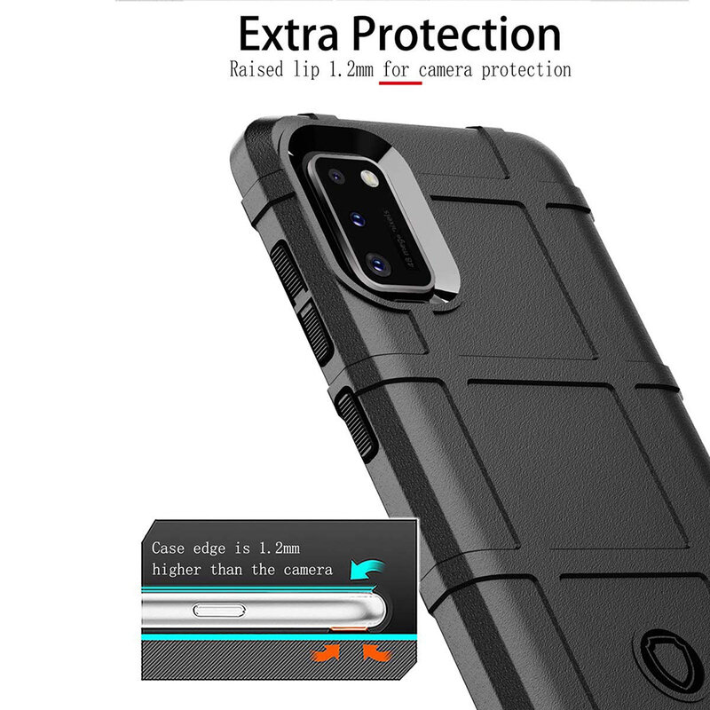 Husa Samsung Galaxy A41 Mobster Rugged Shield - Negru