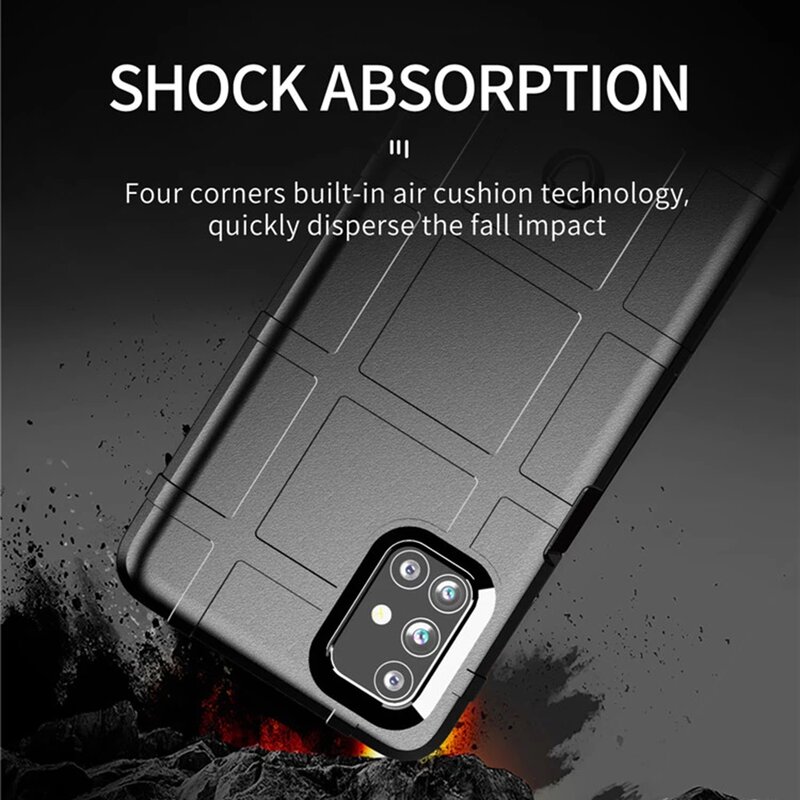 Husa Samsung Galaxy M31s Mobster Rugged Shield - Albastru