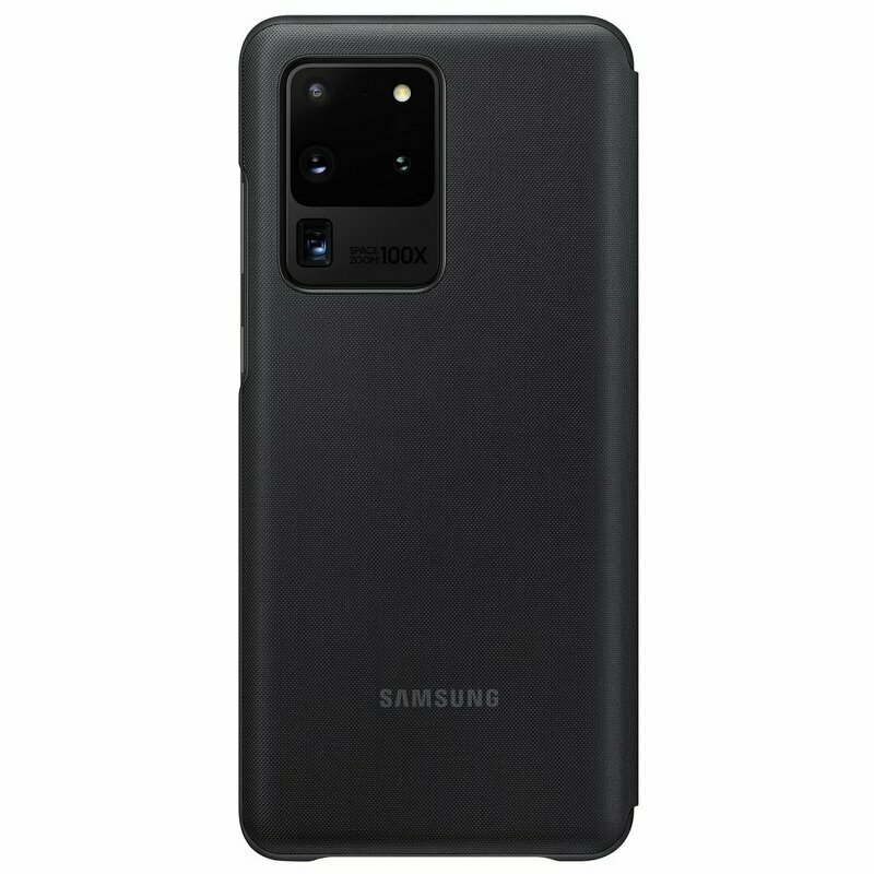 Husa Originala Samsung Galaxy S20 Ultra 5G Smart Led View Cover - Negru