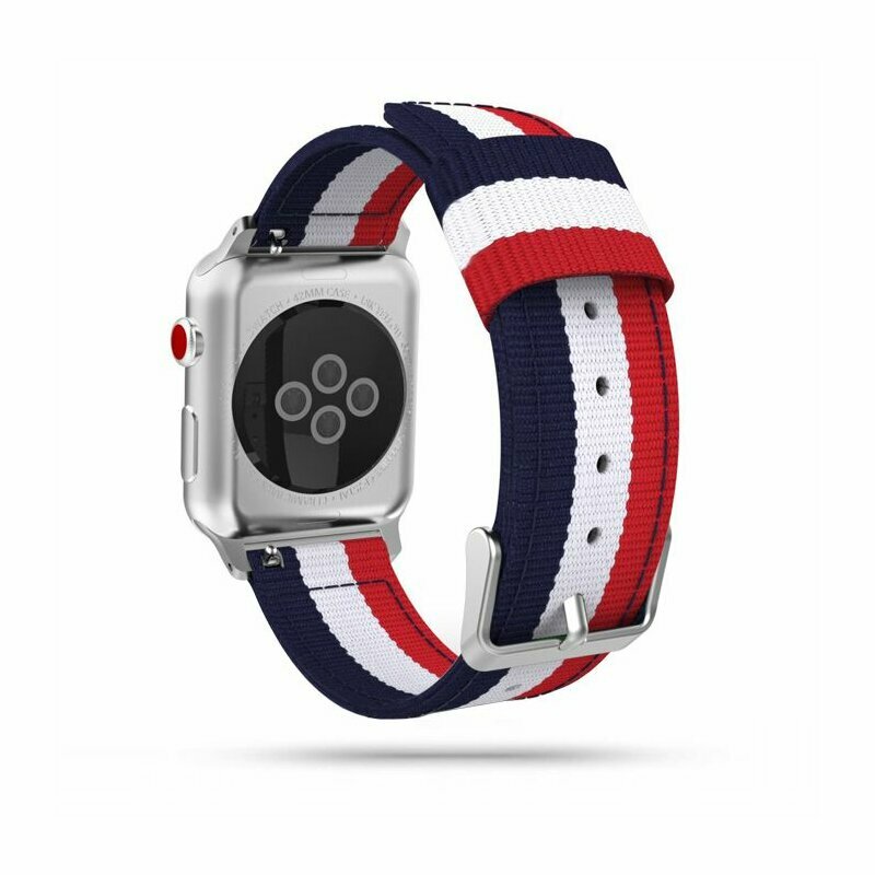 Curea Apple Watch 1 42mm Tech-Protect Welling - Navy/Red