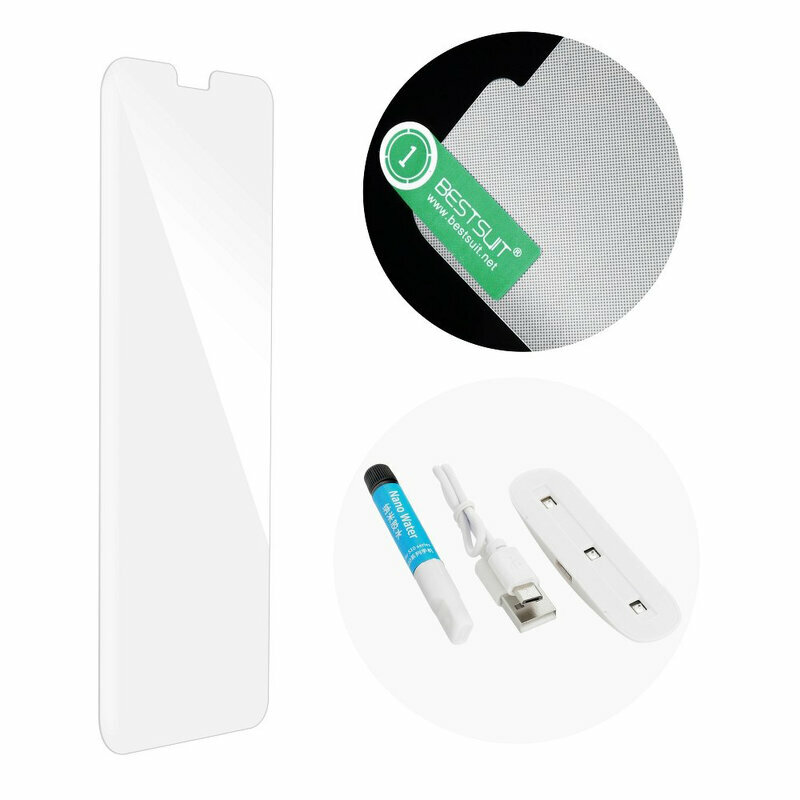 Folie Sticla Samsung Galaxy S20 Plus 5G BestSuit Full Cover UV Glass 6D Nano Water 9H - Clear