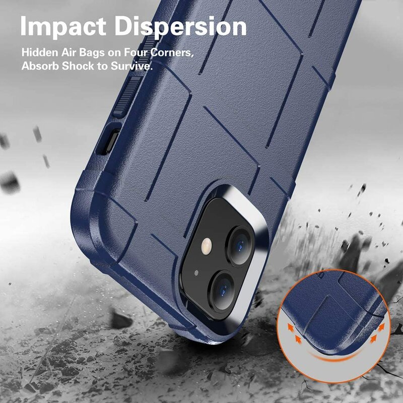 Husa iPhone 12 mini Mobster Rugged Shield - Albastru