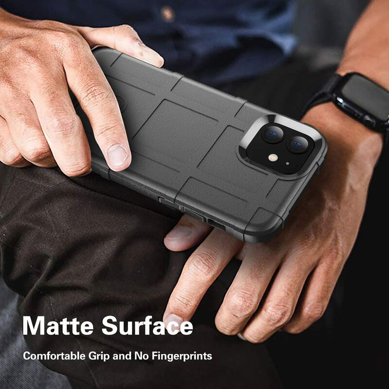 Husa iPhone 12 Mobster Rugged Shield - Negru