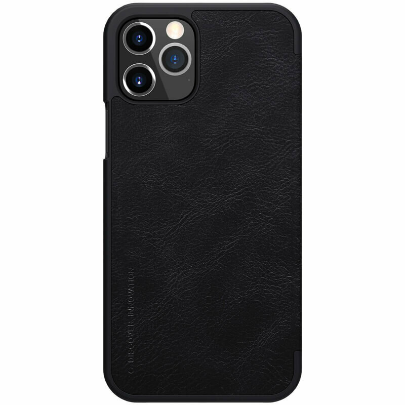 Husa iPhone 12 Pro Max Nillkin QIN Leather, negru