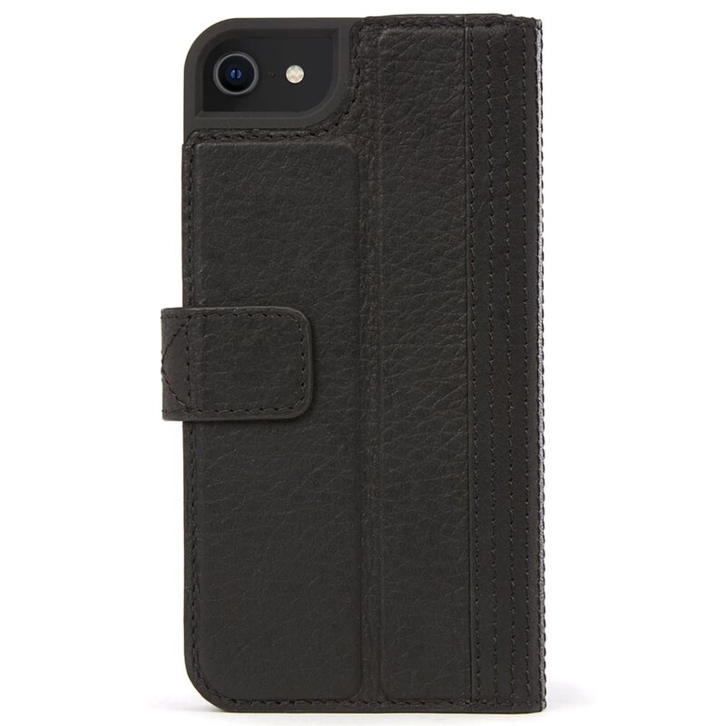 Husa iPhone 6 / 6S Decoded Wallet Case Cu Inchidere Magnetica Din Piele Ecologica - Negru