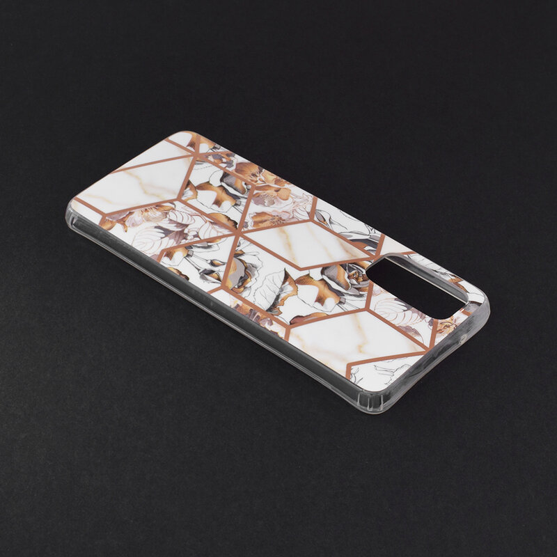 Husa Samsung Galaxy S20 5G Mobster Laser Marble Shockproof TPU - Model 1