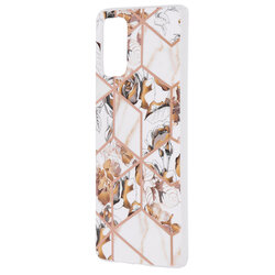Husa Samsung Galaxy S20 Plus 5G Mobster Laser Marble Shockproof TPU - Model 1