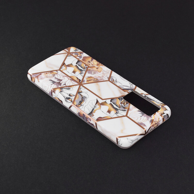 Husa Huawei P40 Mobster Laser Marble Shockproof TPU - Model 1