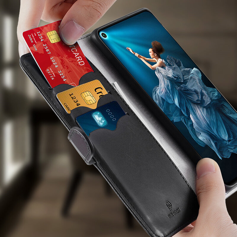 Husa Huawei Nova 5T Dux Ducis Kado Series Book - Negru