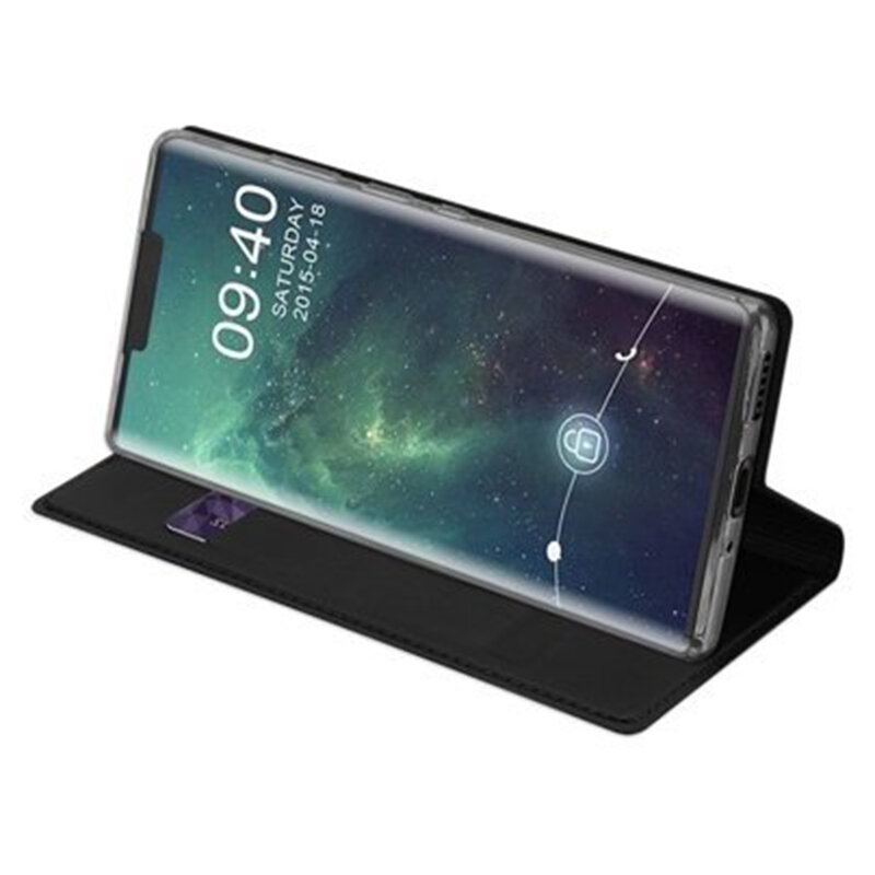 Husa Huawei Mate 30 Pro Dux Ducis Flip Stand Book - Negru