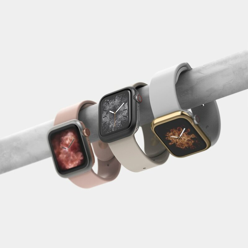 Bumper Apple Watch 6 44mm Ringke Bezel Styling - Glossy Silver