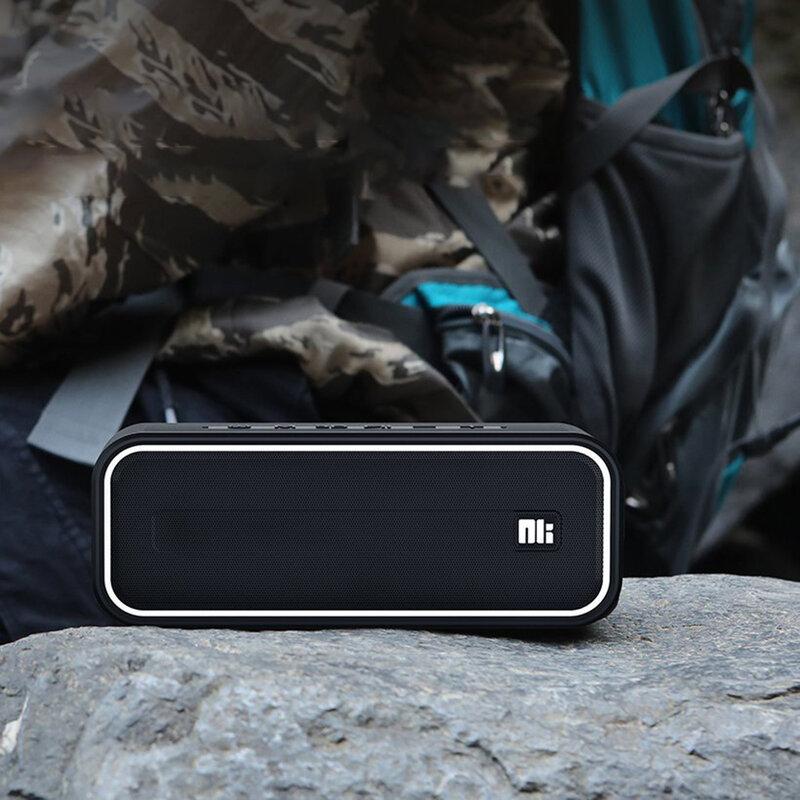 Boxa Portabila Waterproof Nillkin W2 Cu Bluetooth 5.0/ Type-C/ AUX/ TF 20W - Negru