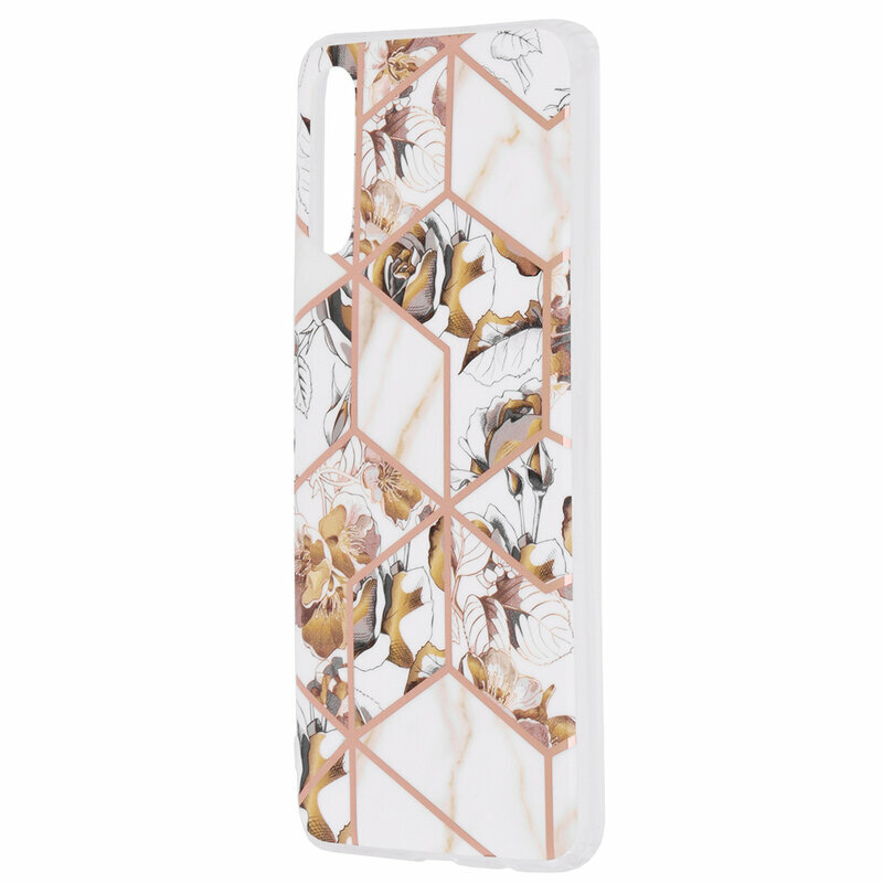 Husa Samsung Galaxy A30s Mobster Laser Marble Shockproof TPU - Model 1