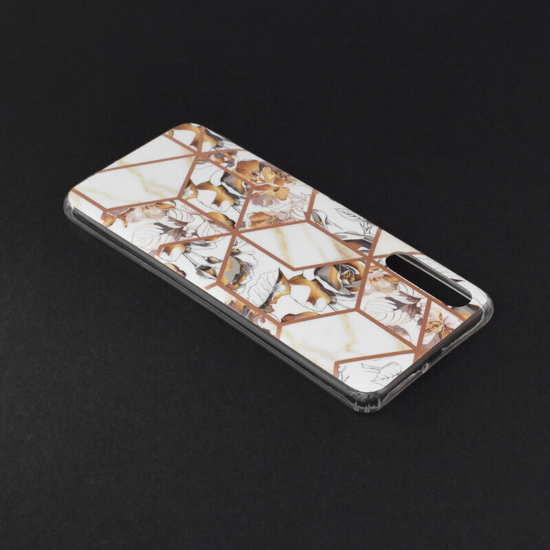Husa Samsung Galaxy A30s Mobster Laser Marble Shockproof TPU - Model 1