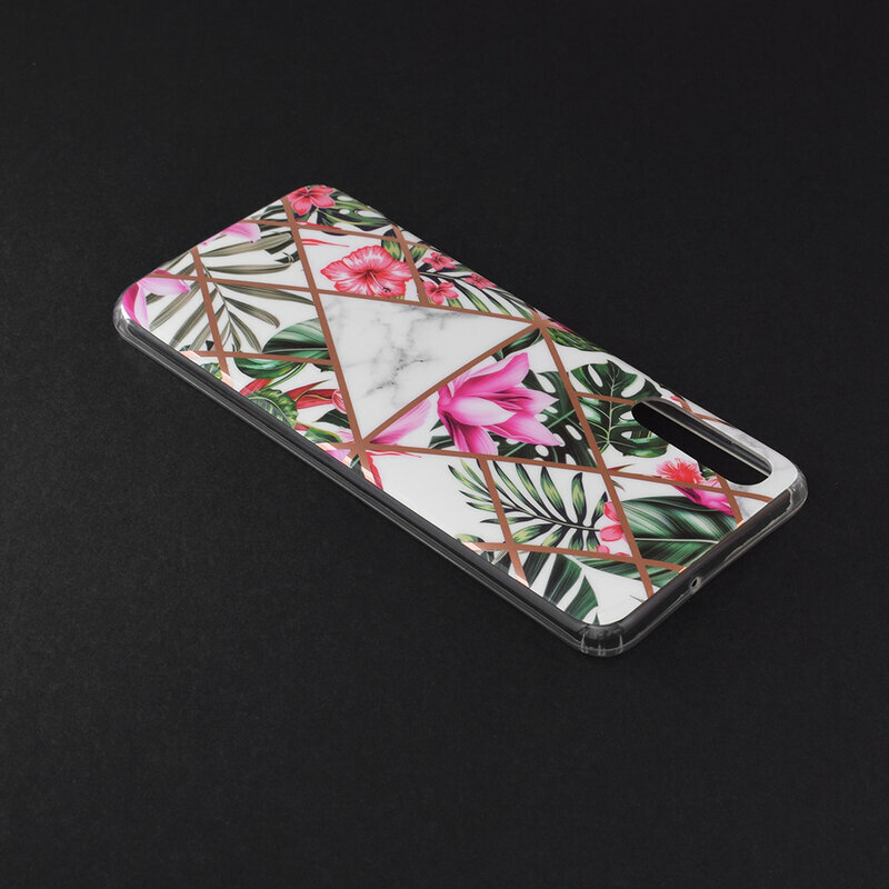 Husa Samsung Galaxy A30s Mobster Laser Marble Shockproof TPU - Model 3