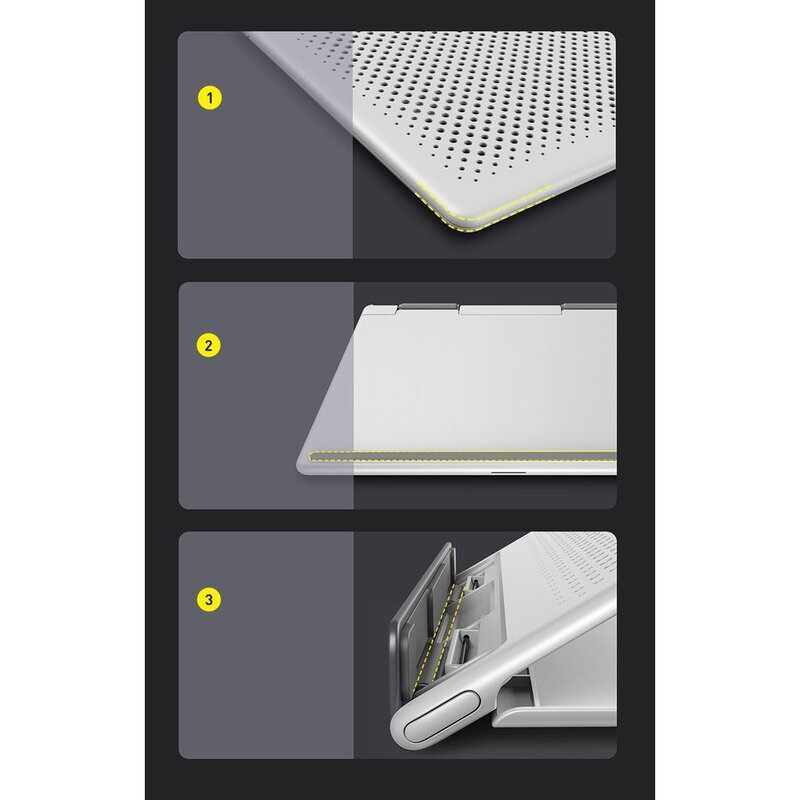 Suport Laptop Reglabil Baseus Tip Stand Pliabil Universal Maxim 15