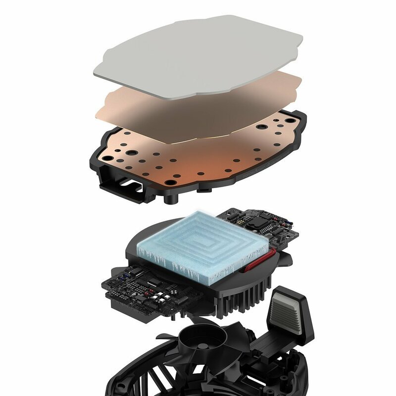 Cooler Telefon Baseus Ventilator Racire Cu Afisaj LED - GMGA06-01 - Negru