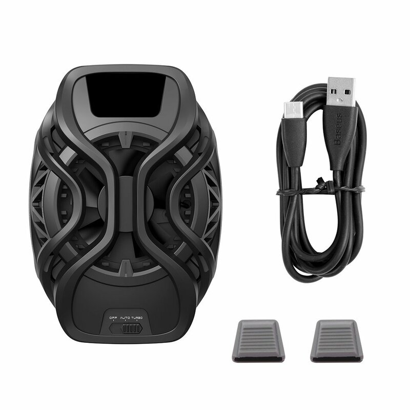 Cooler Telefon Baseus Ventilator Racire Cu Afisaj LED - GMGA06-01 - Negru