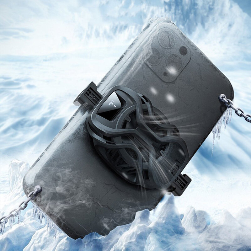 Cooler Telefon Baseus Ventilator Racire Cu Afisaj LED - GMGA06-01 - Negru