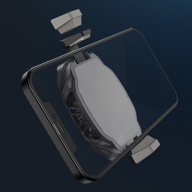 Cooler Telefon Baseus Ventilator Racire Cu Afisaj LED - GMGA06-01 - Negru