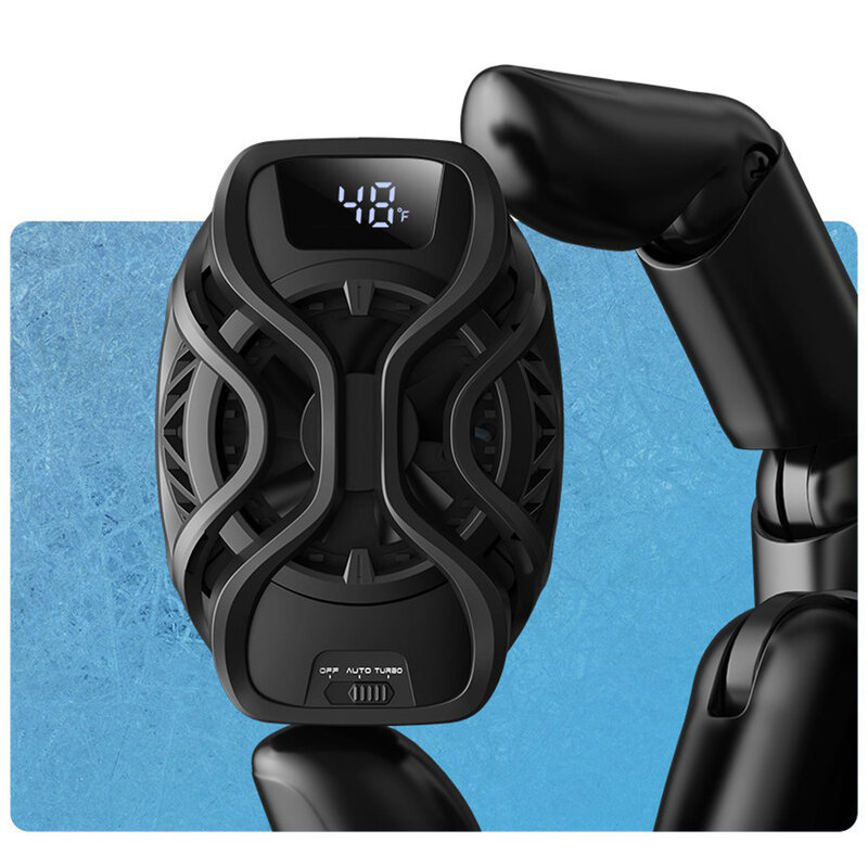 Cooler Telefon Baseus Ventilator Racire Cu Afisaj LED - GMGA06-01 - Negru