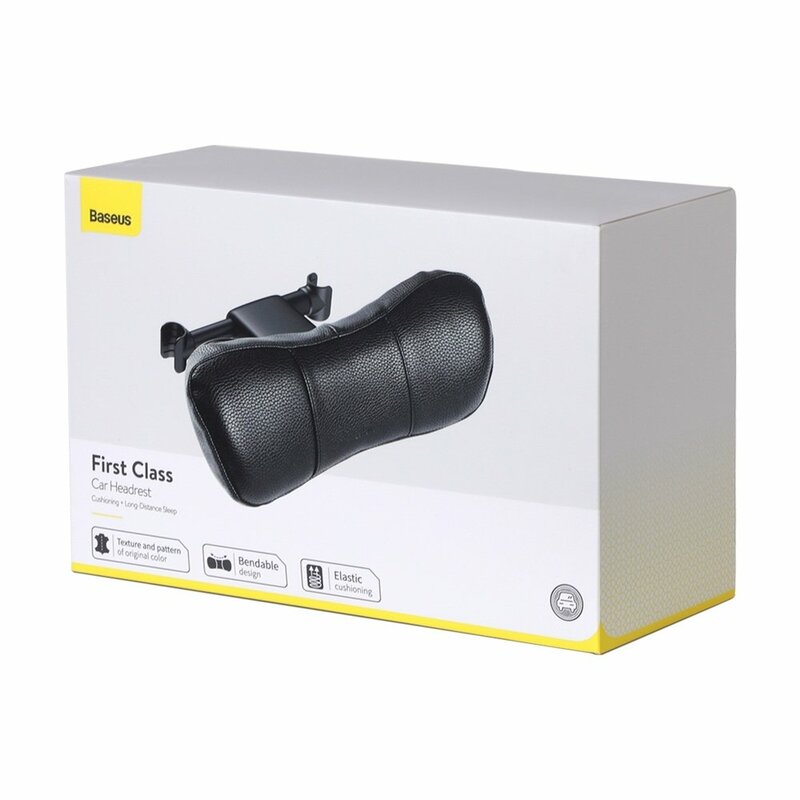 Perna Auto Zona Cervicala Baseus Cu Prindere La Tetiera - CRTZ01-01 - Negru