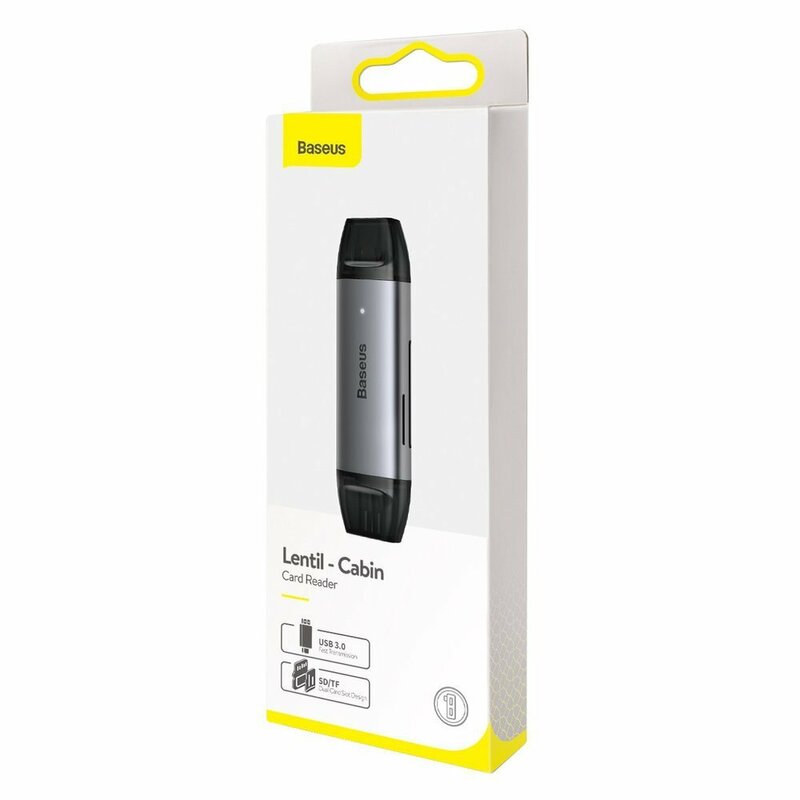 Card Reader Baseus SD / micro-SD / TF USB / Type-C 5Gbps - CADKQ-B0G - Gri