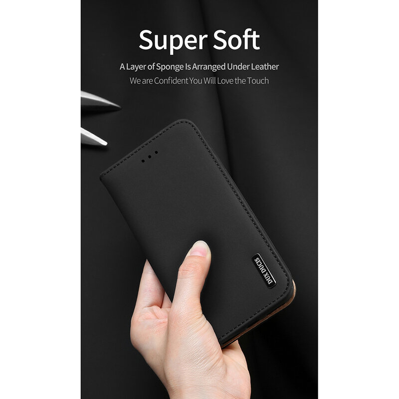 Husa iPhone 12 mini Dux Ducis Wish Book - Negru