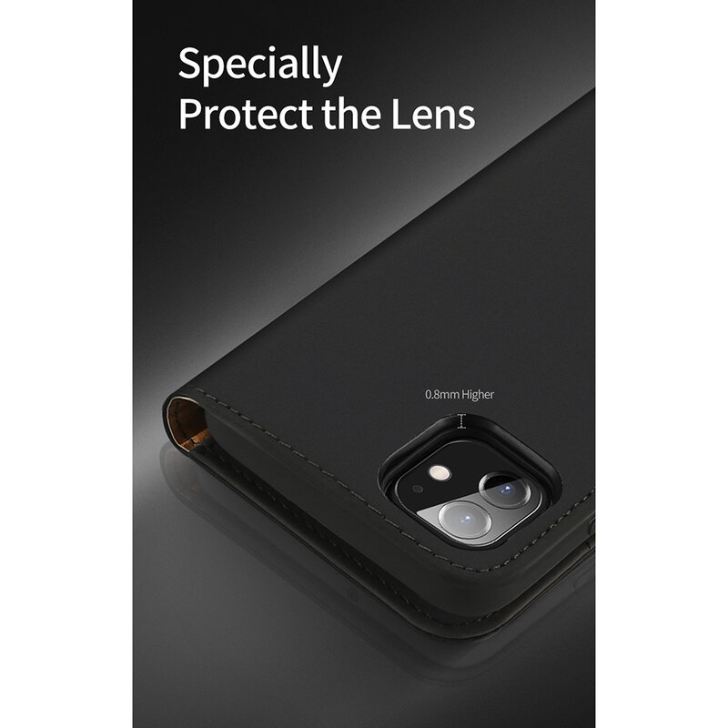 Husa iPhone 12 mini Dux Ducis Wish Book - Negru