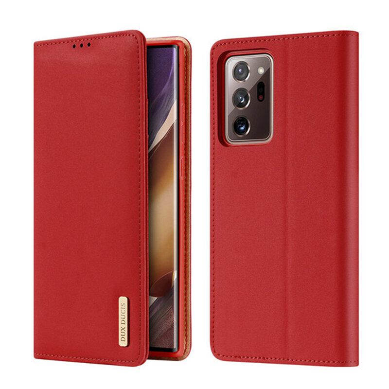 Husa Samsung Galaxy Note 20 Ultra 5G Dux Ducis Wish Book - Rosu