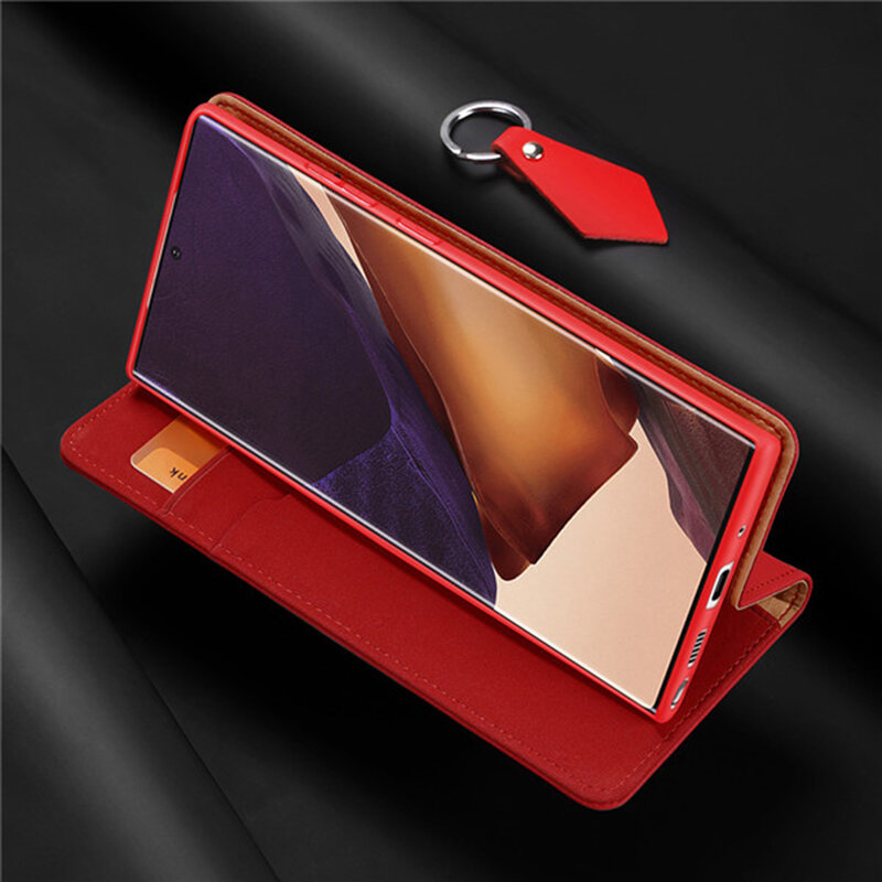 Husa Samsung Galaxy Note 20 Ultra 5G Dux Ducis Wish Book - Rosu