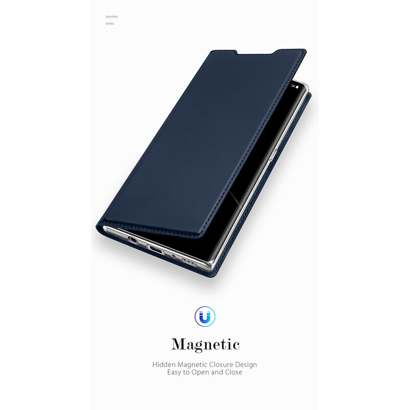 Husa LG Velvet 5G Dux Ducis Skin Pro, albastru