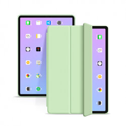 Husa Apple iPad Air 2020 / iPad Air 4 Tech-Protect Smartcase, verde deschis