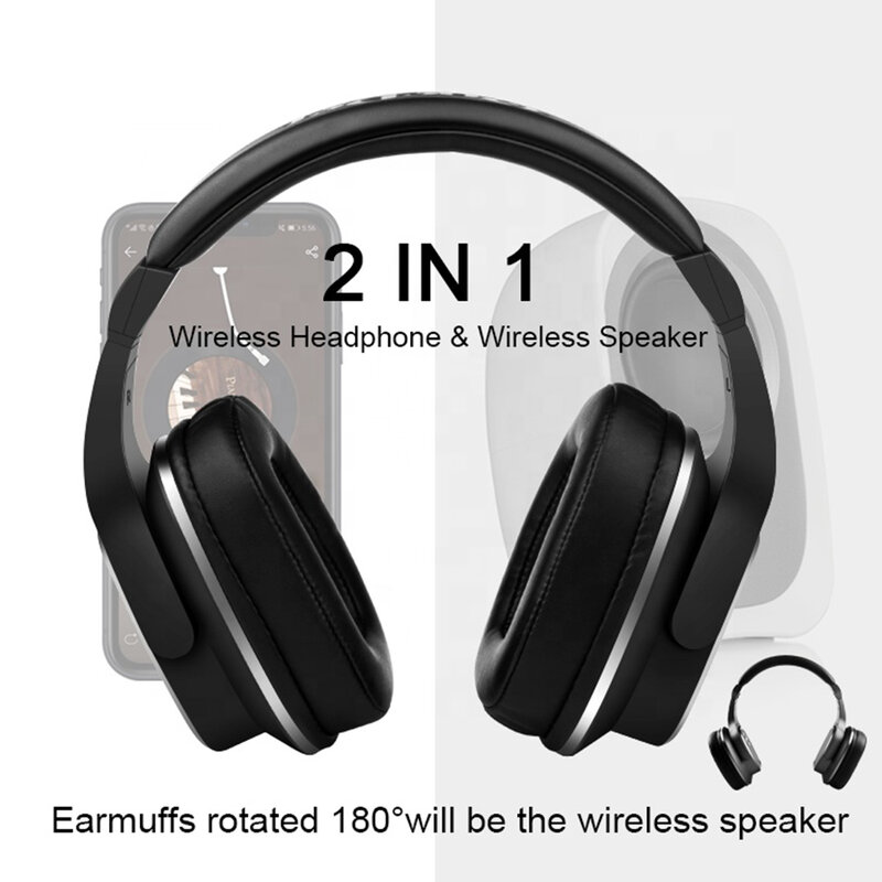 Casti On-Ear Wireless Lito S2 Cu Microfon Si Bluetooth 5.0 3W - Verde