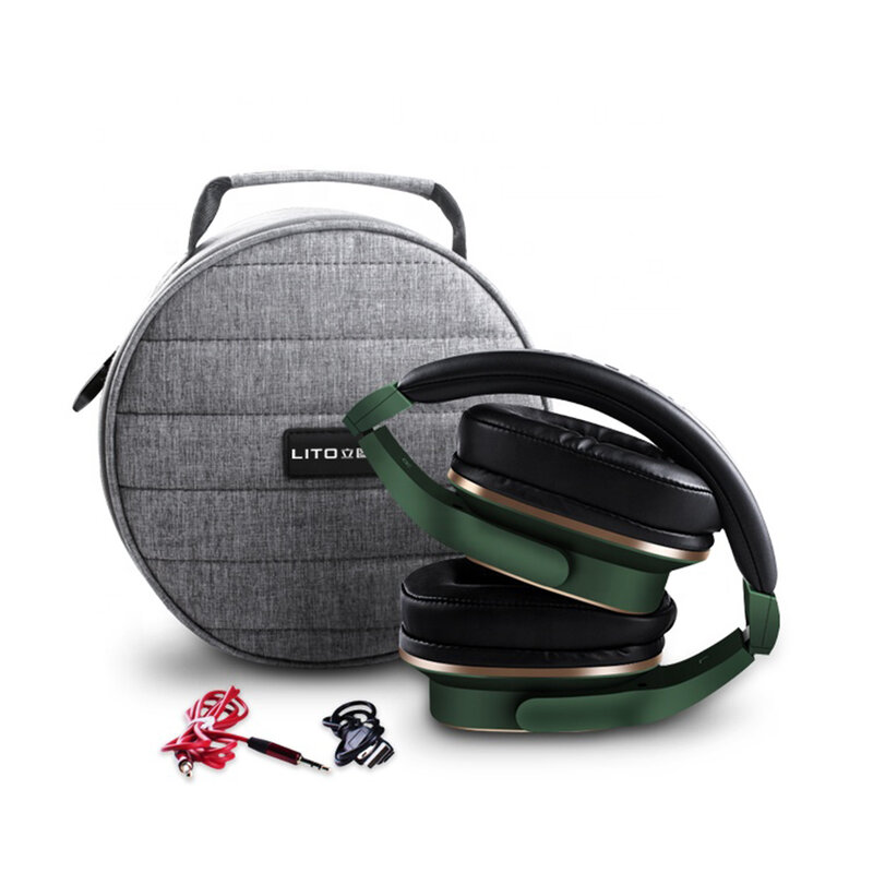 Casti On-Ear Wireless Lito S2 Cu Microfon Si Bluetooth 5.0 3W - Verde