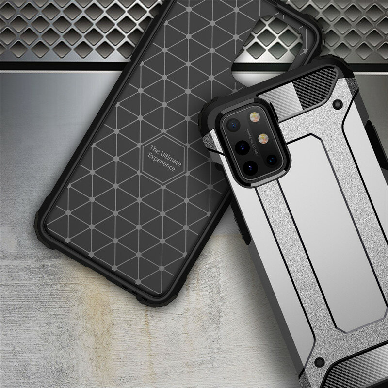 Husa OnePlus 8T Techsuit Hybrid Armor, negru