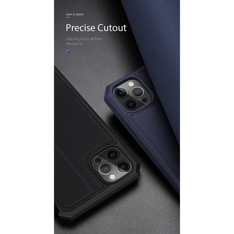 Husa iPhone 12 Pro Max Dux Ducis Skin Pro, negru