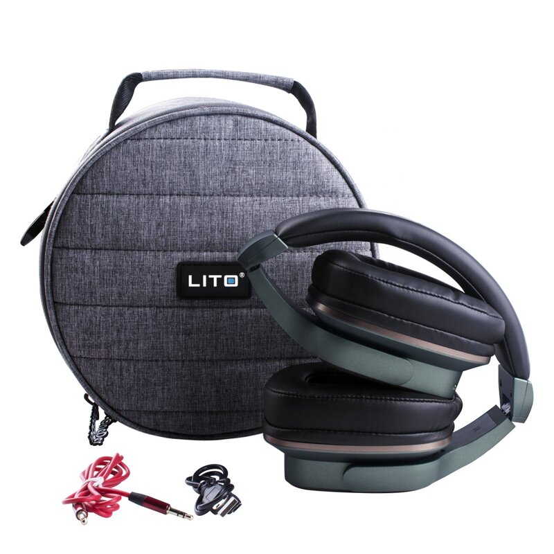 Casti On-Ear Wireless Lito S2 Cu Microfon Si Bluetooth 5.0 3W - Gri